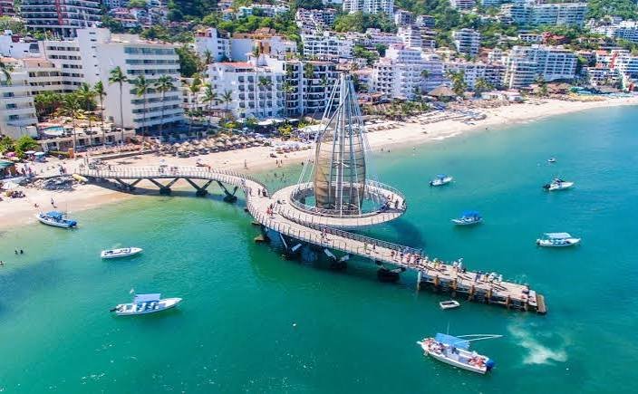 Los Muertos Beach and its iconic pier in Puerto Vallarta